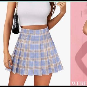 FREE SHIPPING!!! Werena plaid Skort